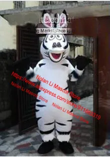 High Quality EVA Material Helmet Zebra Mascot Costume Movie Prop Party Cosplay Cartoon Suit Game Advertising Festival Event 483