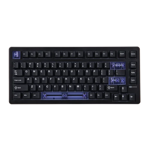 Imagen 1 del producto EPOMAKER HE80 75% Diseño QWERTY de EE. UU. Junta cremosa intercambiable en caliente Teclado mecánico magnético con efecto Hall con cable DKS SOCD para PC/Mac