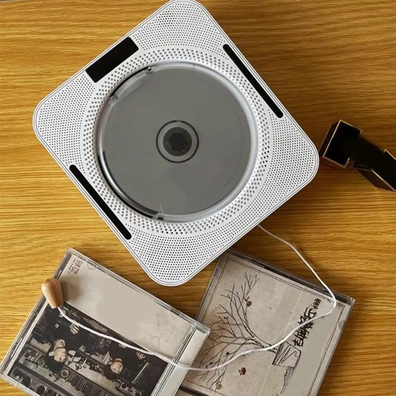 Wall Mounted Player Bluetooth-compatible Speaker With Wireless Remote Support Multi Format Playback USB FM Output K1KF