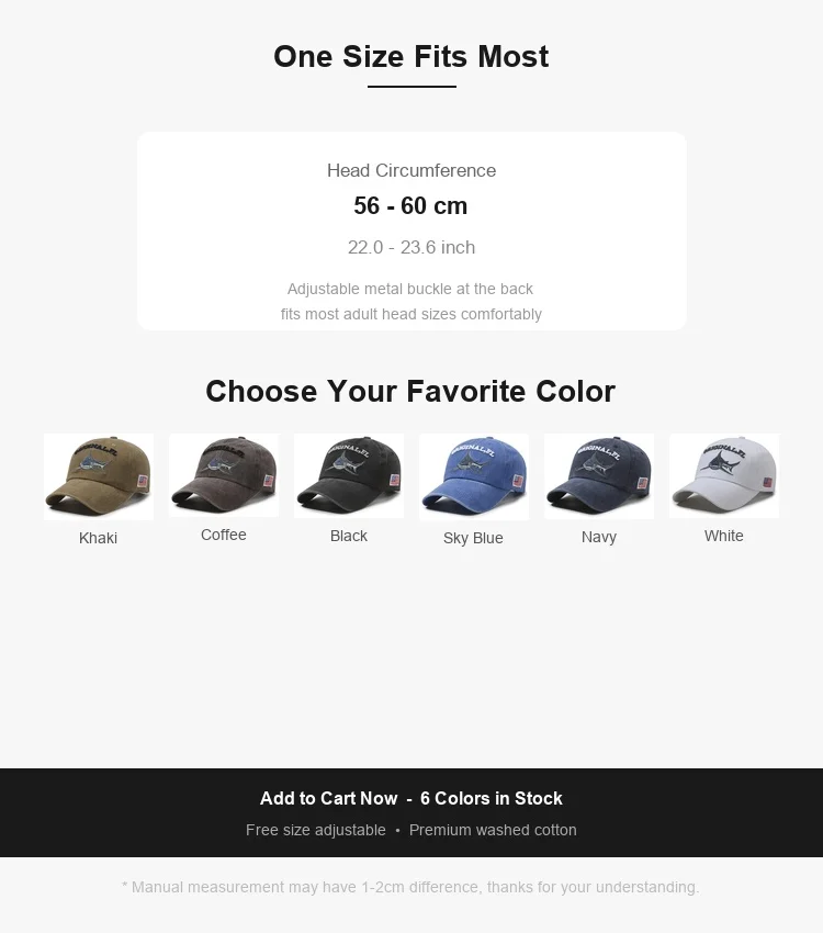 2026 Neue Hochwertige Gewaschene Baumwoll-Baseballkappe mit Amerika-Flagge und Hai-Motiv für Männer und Frauen Snapback Hüte Hip-Hop Dad Hat Gorras – Detail 5