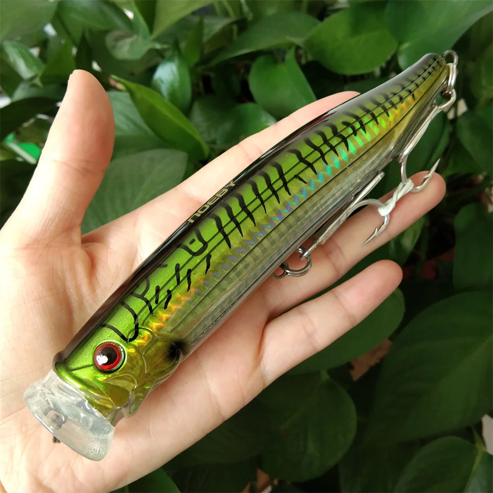 Noeby 2pcs 150mm 54g Feed Popper Floating Tuna Lure Hard Lures Top Water Saltwater For Fishing NBL9246