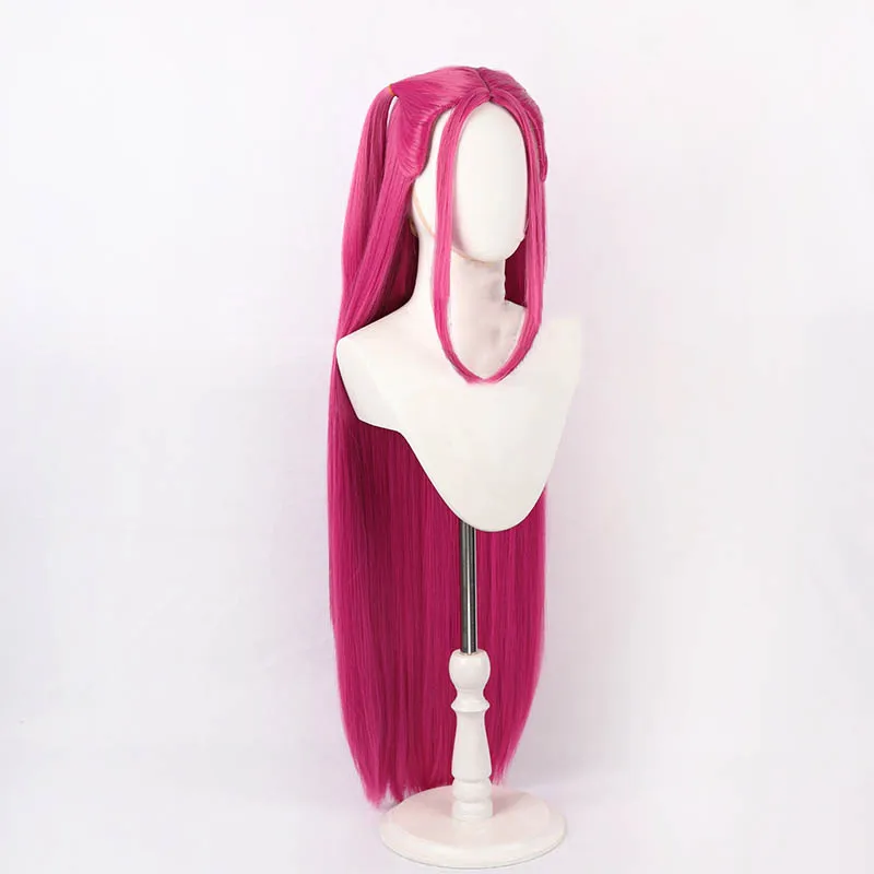 Mira cosplay peruca anime demon caçadores fio de cabelo de alta temperatura cabelo longo com touca peruca para mulher