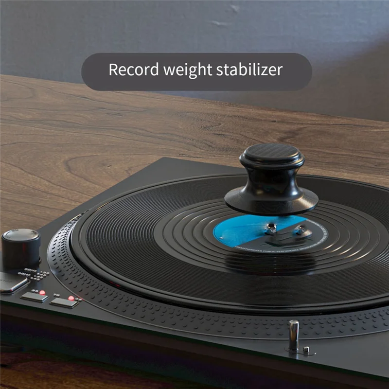 APPLIA-voor 7/10/12-inch LP vinylplaten, platen draaitafel gewichtsstabilisator, draaitafel grammofoonspeler vervanging zilver