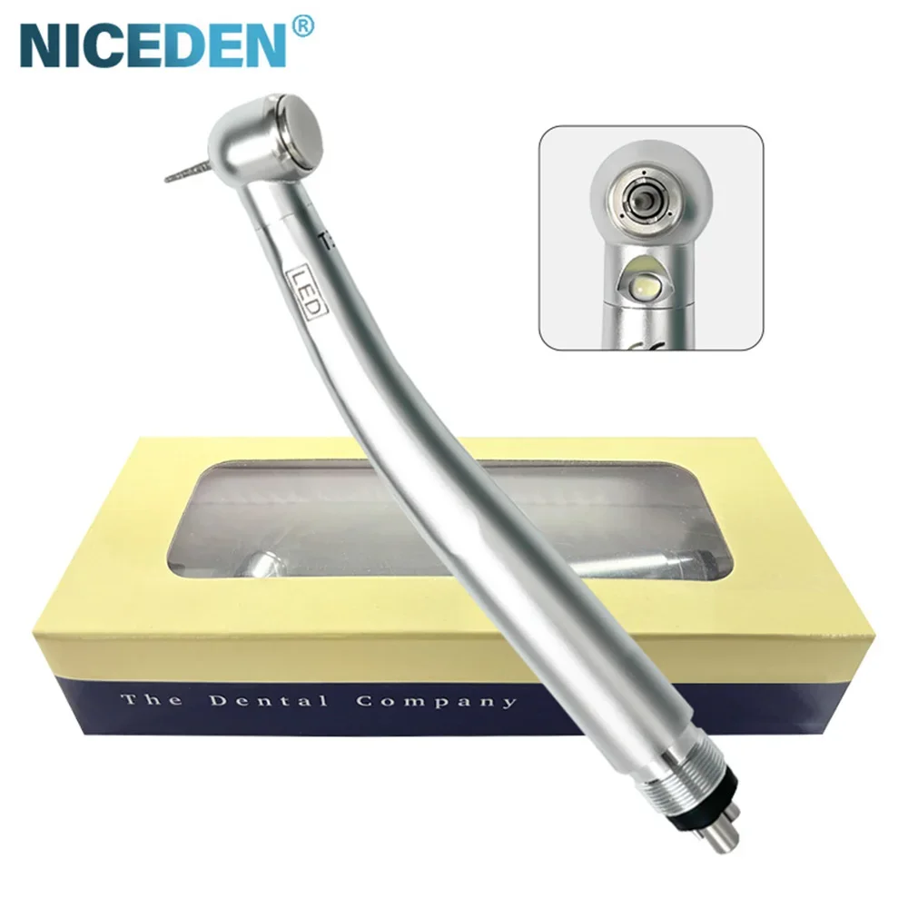 Dent al High Speed Handpiece T3 standard Style Air Turbine  LED Handpiece 3 Way Spray