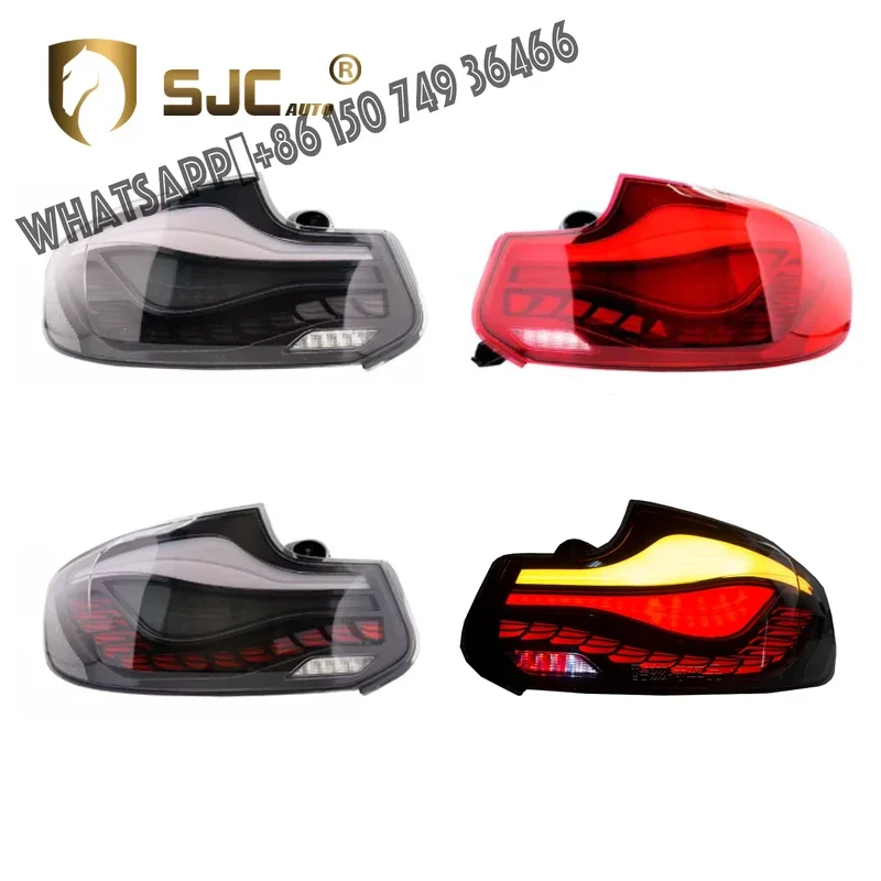 

SJC Auto Car Parts for BMW 2-Series F22 Taillights Assembly 2014-2021 Upgrade OLED Dragon Scale Running Light Turn Signal Light
