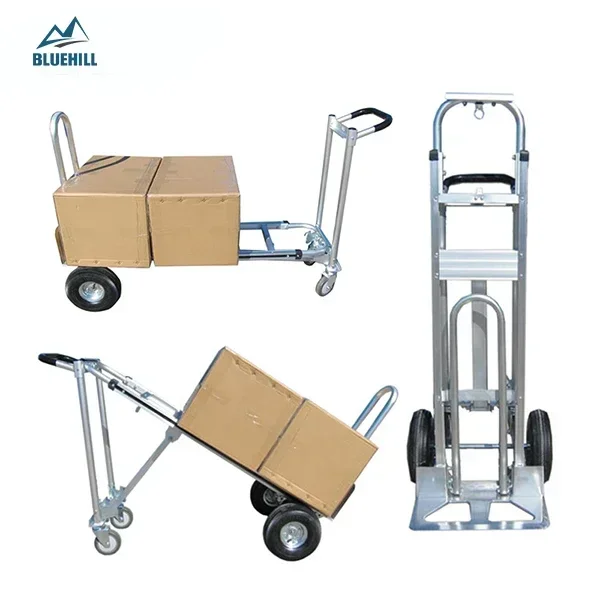 Aluminum alloy folding Pneumatic trolley