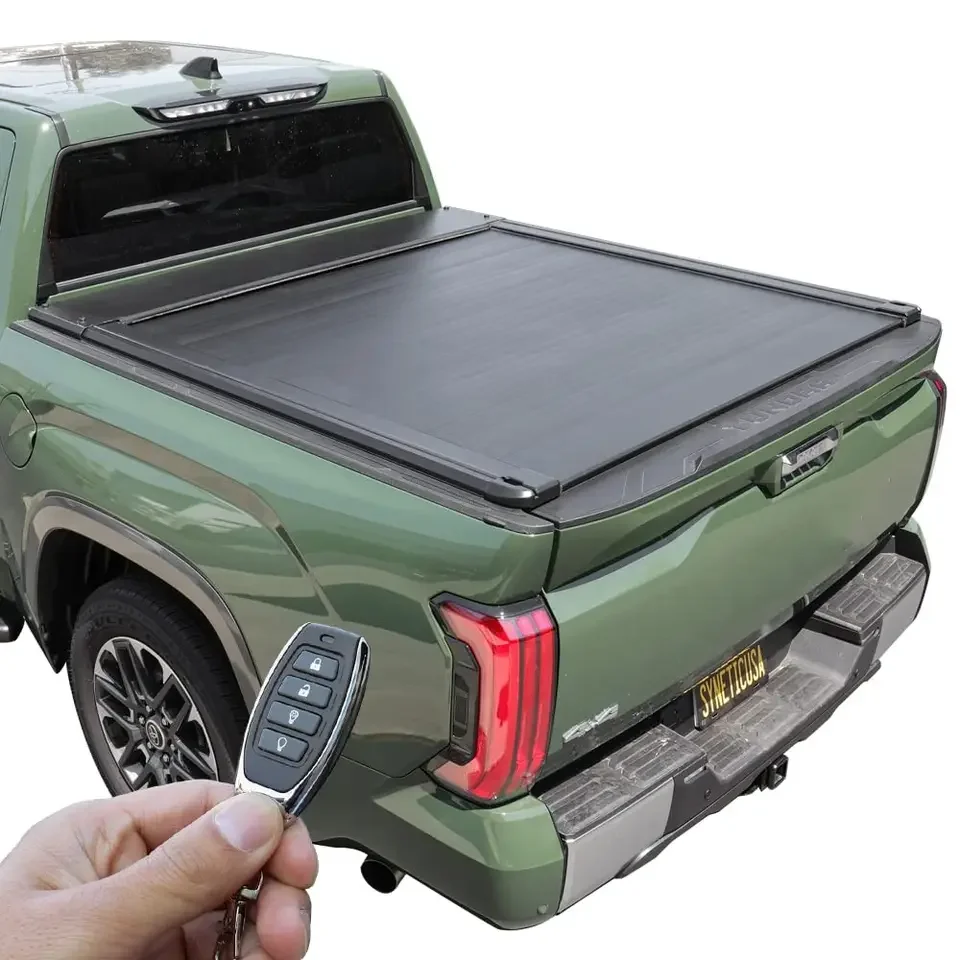 

Aluminum Electric rear tonneau cover for AMAROK Double Cab 2015-2019 With Lock truck bed covers For all pickup