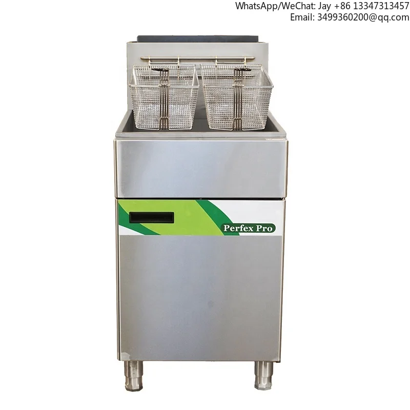 

LPG Gas Deep Fryer Commercial Fryer Gas Restaurant Kitchen Equipment American Range Fryer
