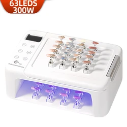 UV LED Lamp for Press On Quick-drying Nail Dryer With Hand Pillow Wear Nail Drying Lamp Foldable for Curing All Gel Nail Polish