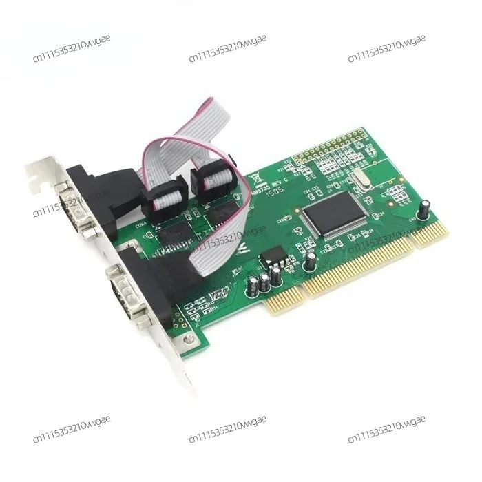 For PCI To Dual Serial Port Card MCS9835CV Chip 2 Ports RS232 COM Expansion Card for Desktop PC