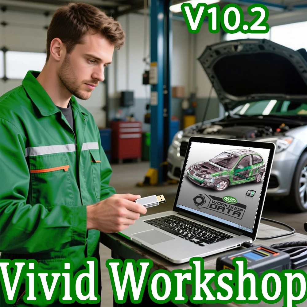 

Vivid Workshop data V10.2 repair software Diagnostic equipment obd2 scanner vivid v10.2 auto tuning car tools inspection new vci