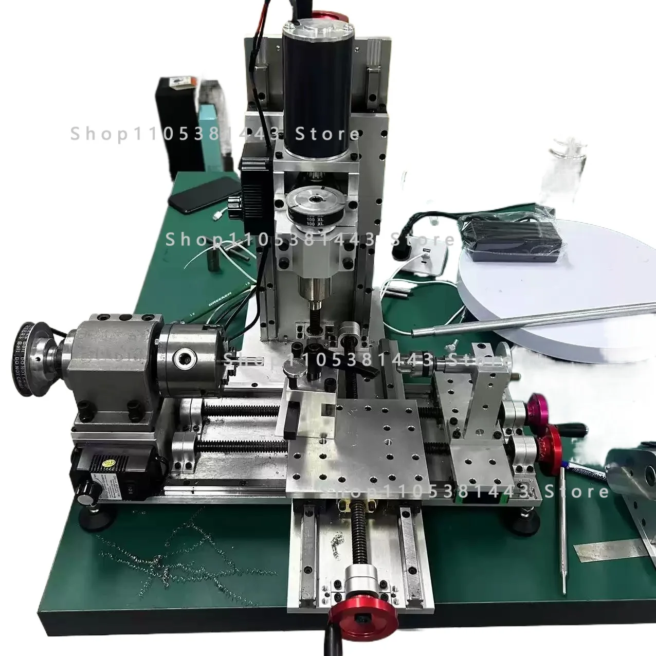 

Milling and Drilling Machine, Household Type Lathe, Milling Machine Drilling DIY Turning