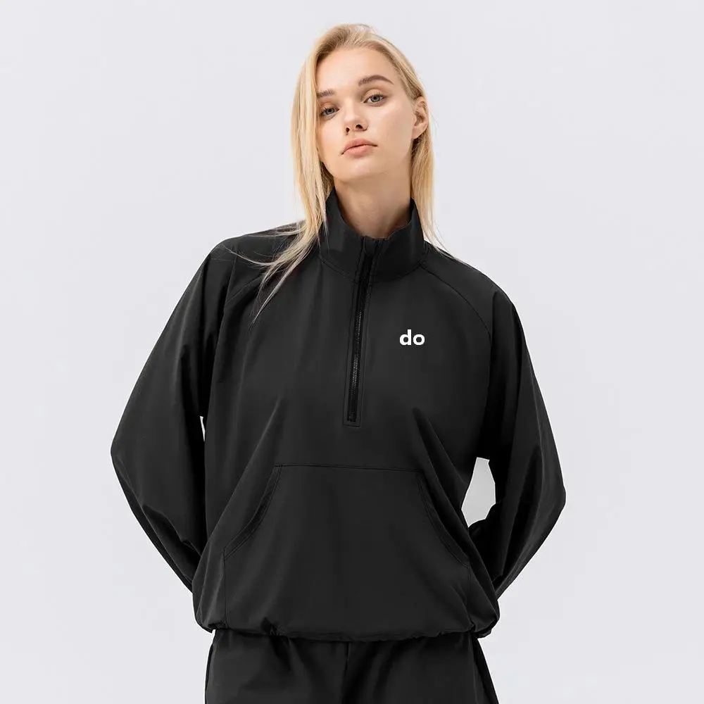 2026 New Style Sport Sweater for Women with Standing Collar, Half-Zip, Quick-Drying and Breathable, Long Sleeve for Running and