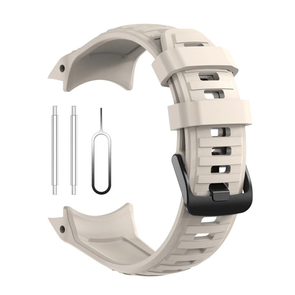 Geen gaten 26 mm siliconen band voor Garmin Instinct 2X Solar - Tactical Edition horlogeband vervangende accessoires