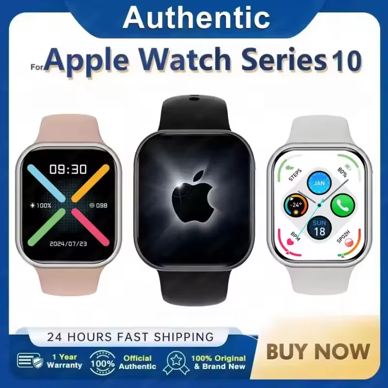 2025 nueva serie 10 para Apple Watch 10 SmartWatch GPS trayectoria seguimiento NFC Bluetooth llamada IP68 impermeable reloj inteligente para IOS