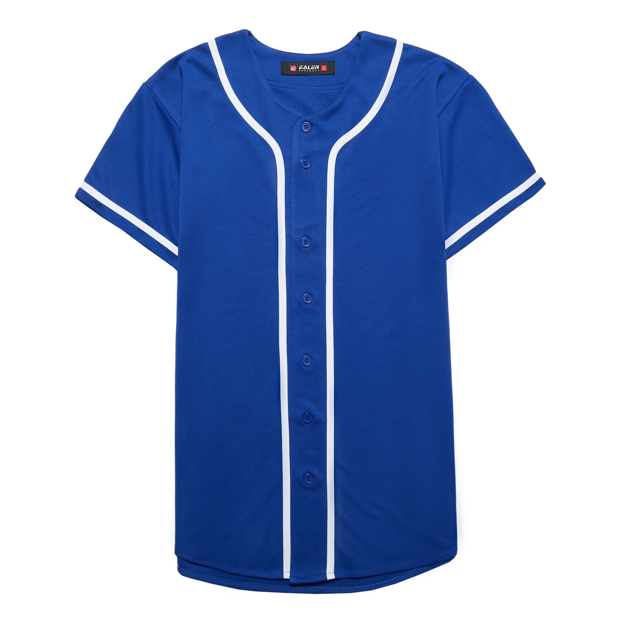 Solid color baseball uniform