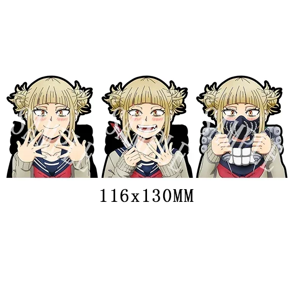 My Hero Academia Toga Himiko Motion Car Sticker Anime Waterproof Stickers for Suitcase,Laptop,Refrigerator,Etc Gift