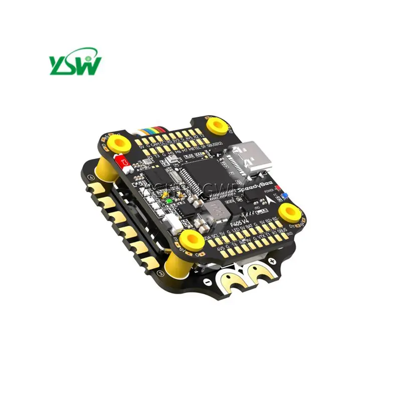 SpeedyBee F405 V4 3-6S 30X30 FC&ESC FPV Stack ICM42688P F405 Flight Controller BLS 55A 4in1 ESC For FPV Freestyle Drone Model