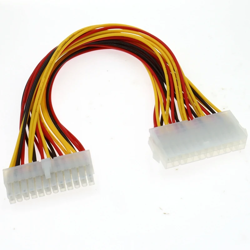 Product Title ATX 24 Pin Male to 24 Pin Female Power Extension Cable,0.3m,for Internal PC,PSU TW,Power Lead Connector