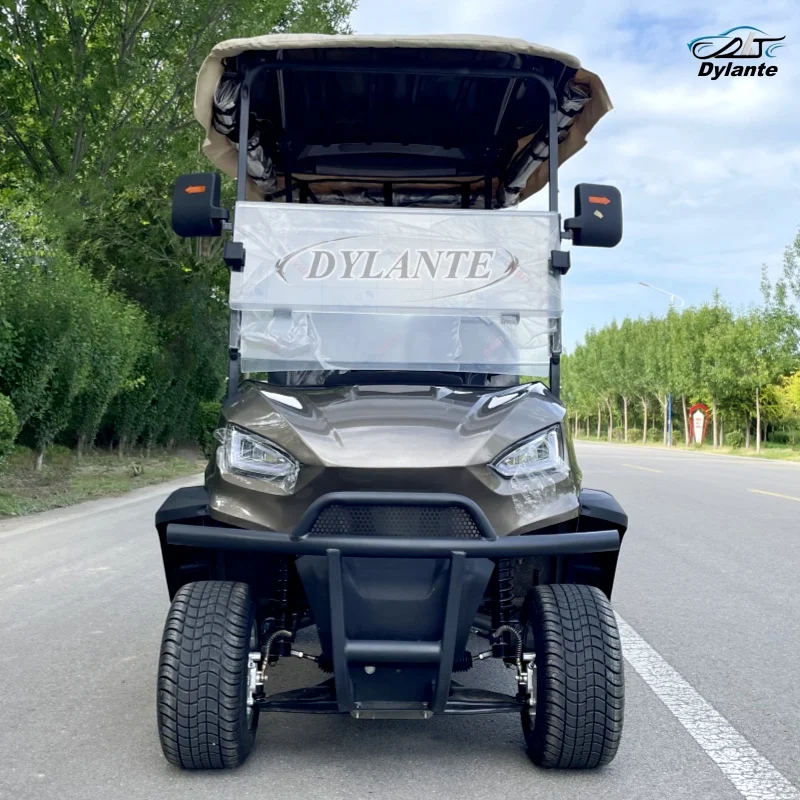 New 60V Off-Road Multi-Purpose Street Legal Commuter Vehicle 2-Person Hunting Lift Electric Golf Cart Supports 350cc Gas Power