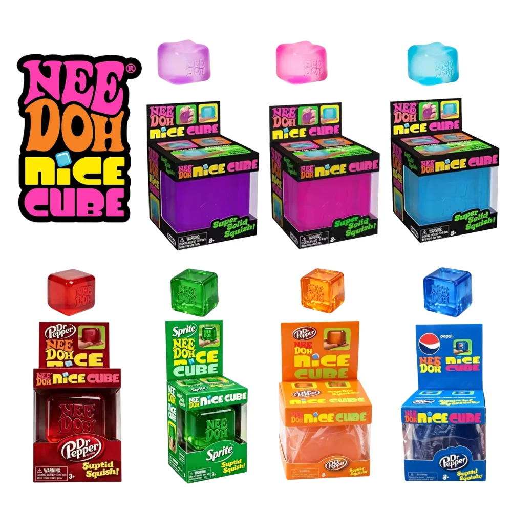Needh Nice Cube Sensory Squeezing Toy Cube for Stress relief and Fingertip Release Toy for Adult Pinching and Playing Toys Gift
