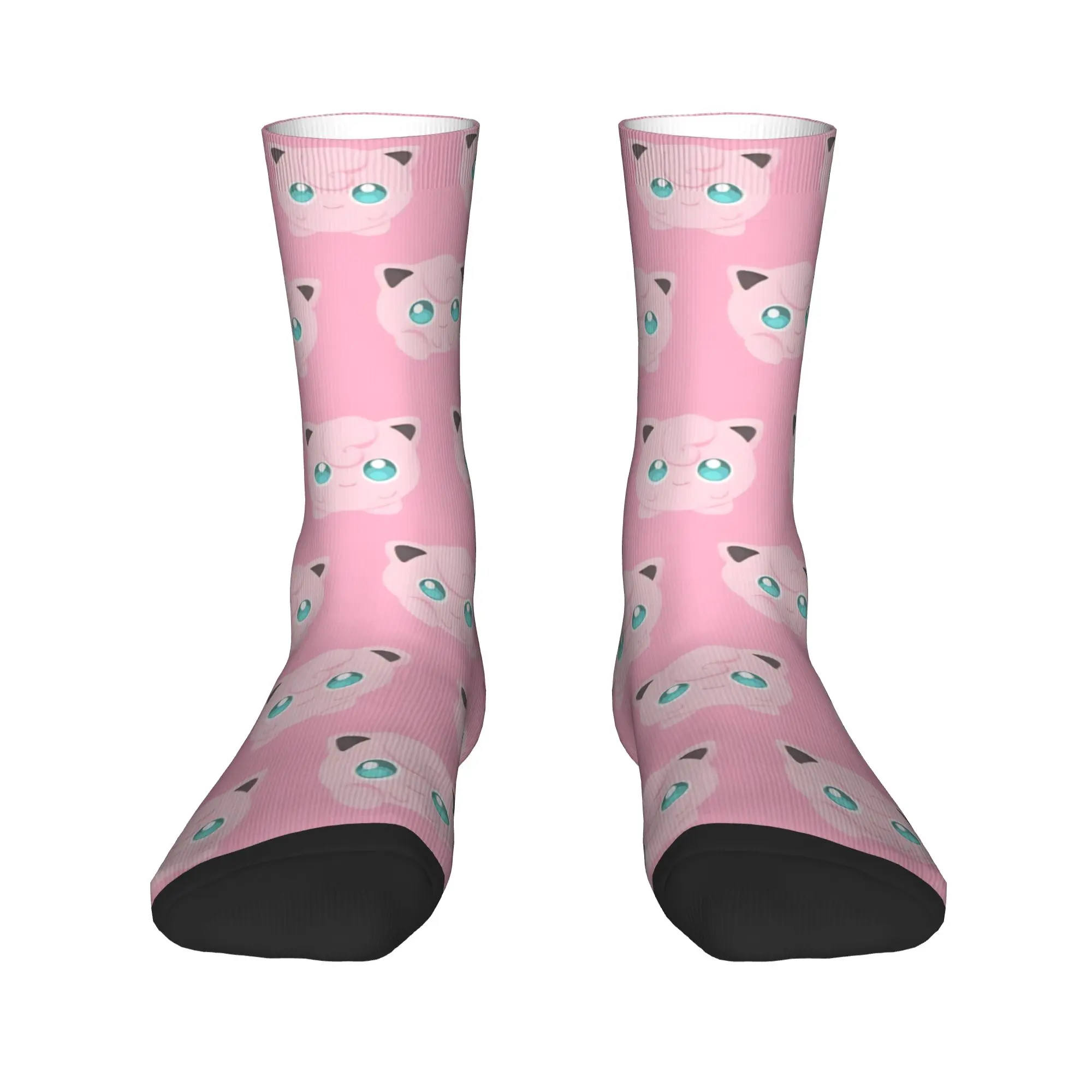 Women Men Socks Jigglypuff   Stockings Autumn Funny Medium Soft Socks Graphic Outdoor Sports Anti-Slip Socks