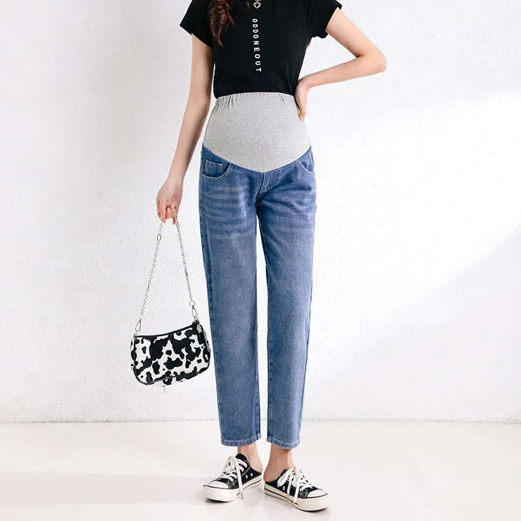 

Summer high waist pregnant women wide leg casual pants