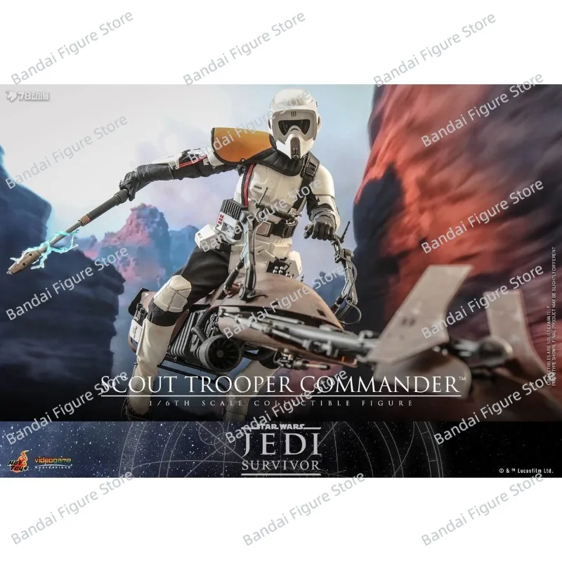 HOTTOYS HT 1/6 VGM53 STAR WARS JEDI SURVIVOR Scout Trooper Commander Man Figurka Akcji 12" Pełny Zestaw Kolekcja dla Fanów