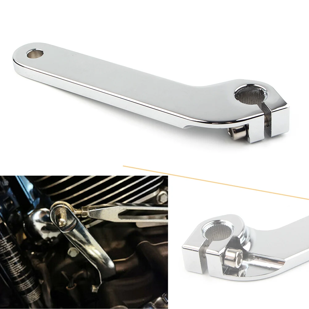Chrome Inner Shift Rod Shifter Lever Bracket for Harley Touring 1984-2012 2013 2014 2015 2016 2017 2018 FLT / FLHT /Trikes