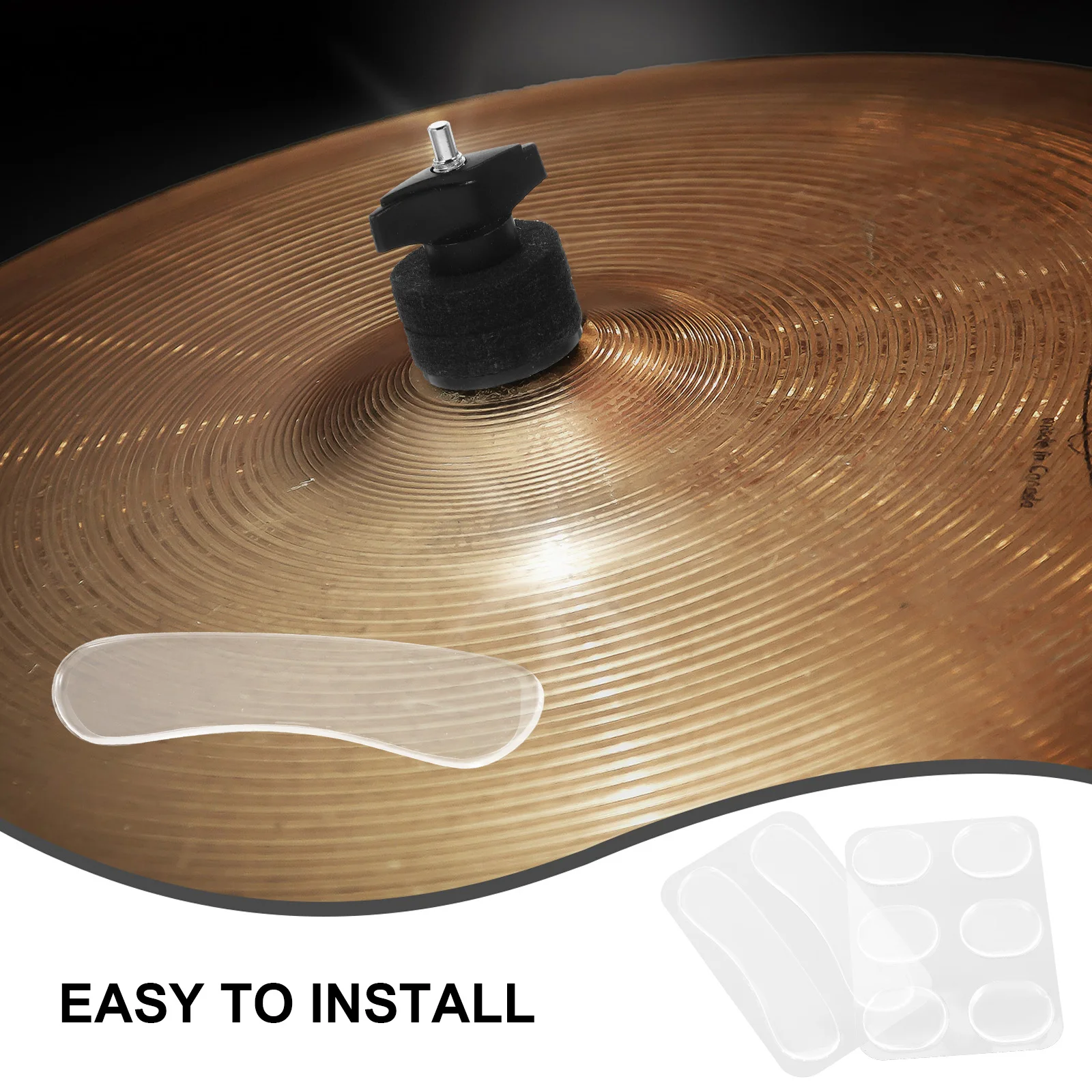 

26 Pcs Drum Pad Silent Silicone Dampeners Mute Hoop Protector Snare Head Dampening Pads