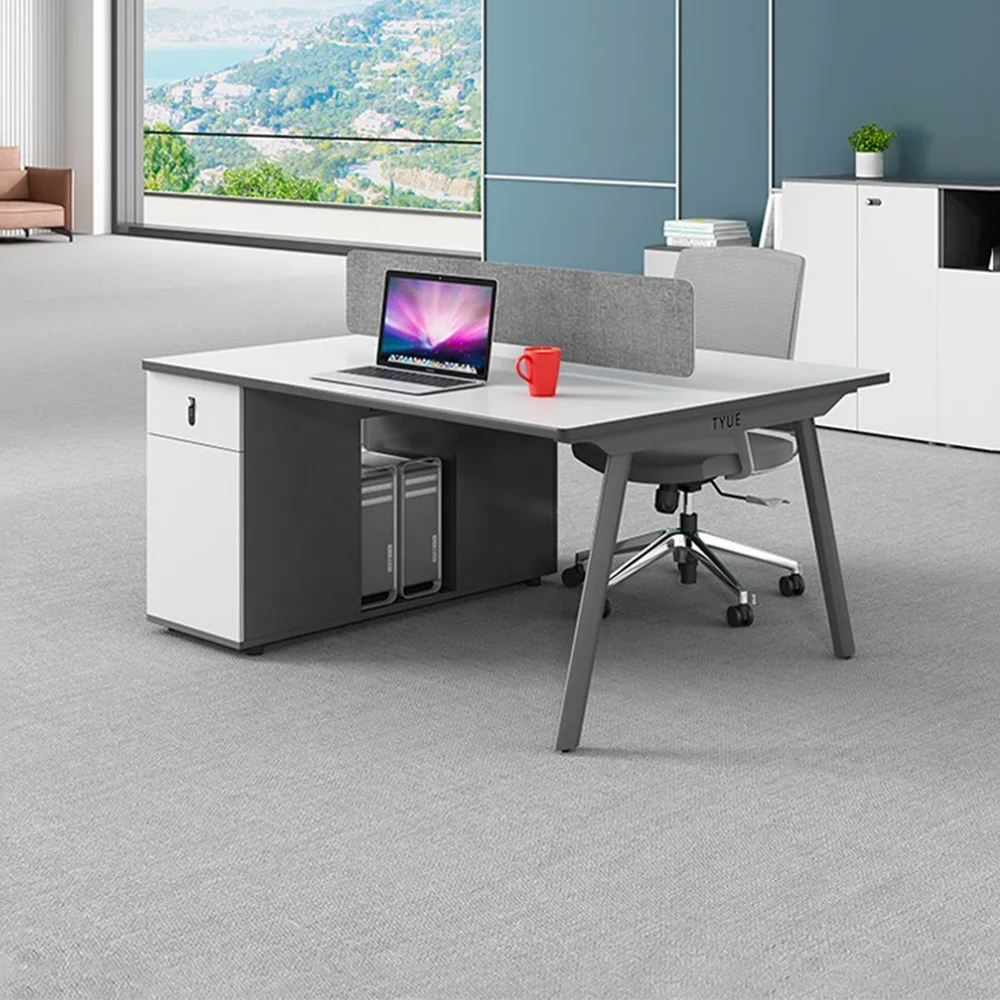 

Office Furniture Desk Staff Table 2-person Operation Table Writing Desk Workbench