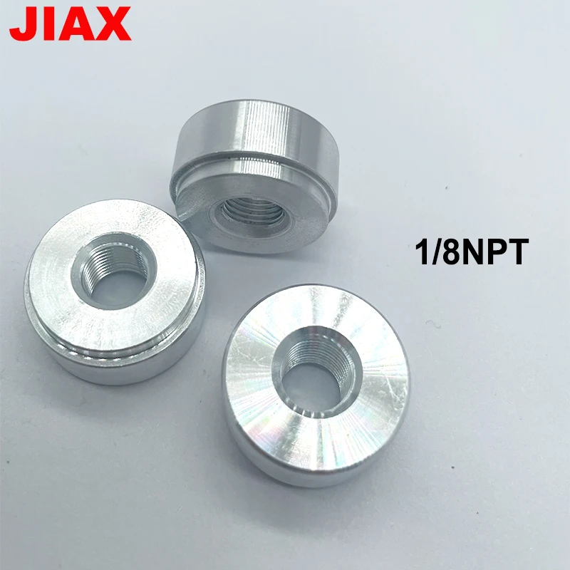 304 Stainless Steel 1/8npt Internal Thread Cylindrical Nuts Thickened Fasteners for Auto Oxygen Sensor Adapter