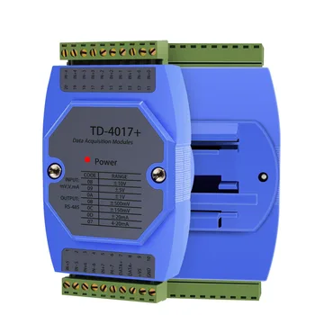 Multi-channel functional voltage and current analog acquisition module can isolate 0-100V/4-20mA to 485 industrial Modbus