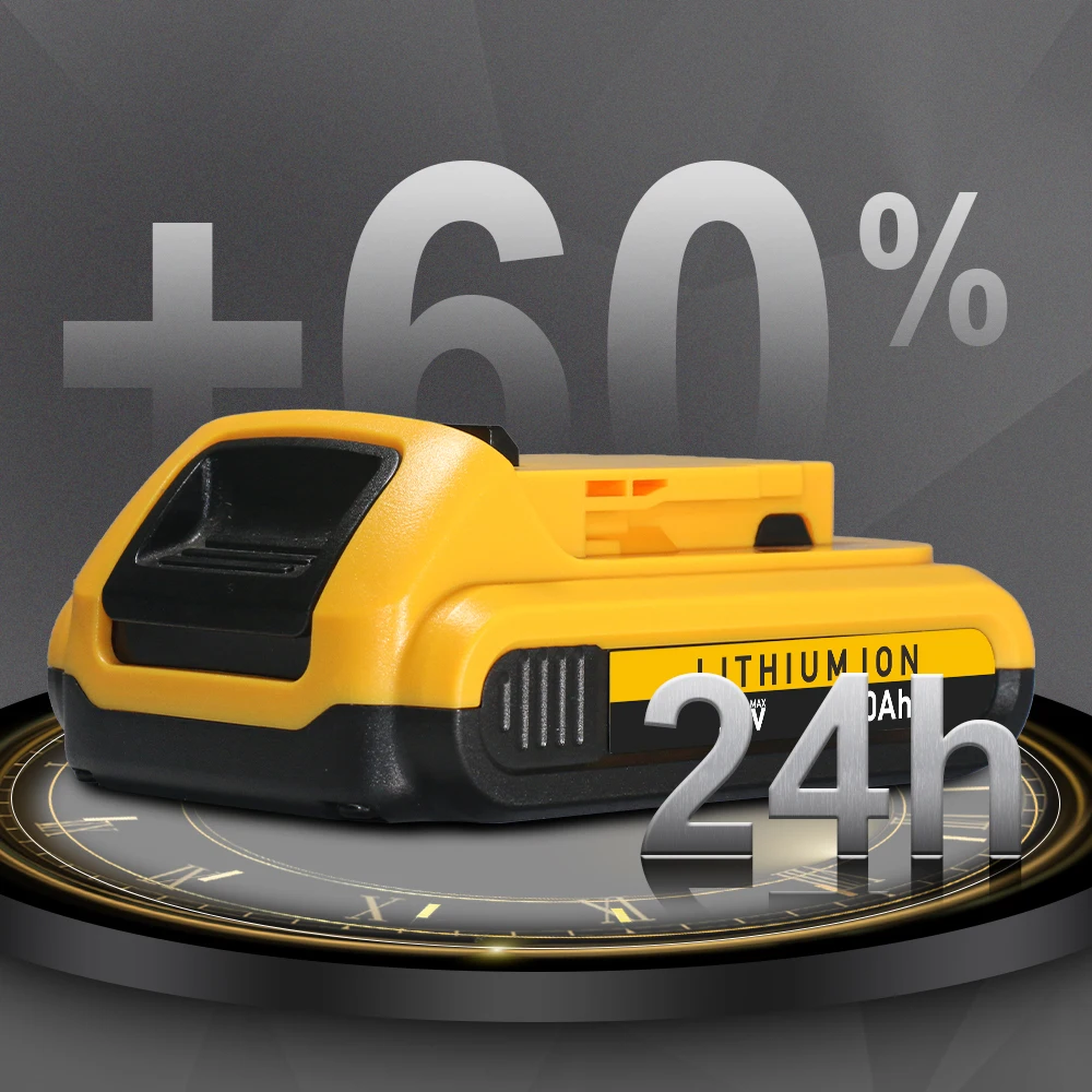 

Для DeWalt 20 В 3 Ач Замена аккумулятора для DCB200 DCF887 DCG405 DCD791 18 В/20 В электроинструментов емкостью 1,5 Ач-3 Ач, литиевый 18650