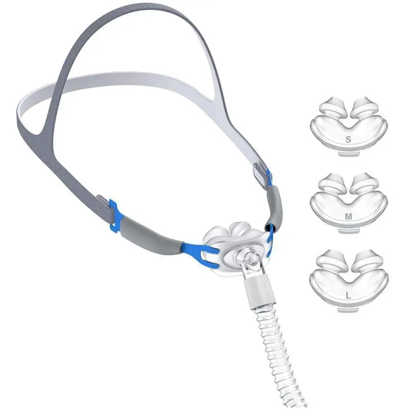 CPAP Nasal Mask With Heargear And Nasal Pillow, Model P2 Full CPAP Accessories Set Design For 22Mm Machine