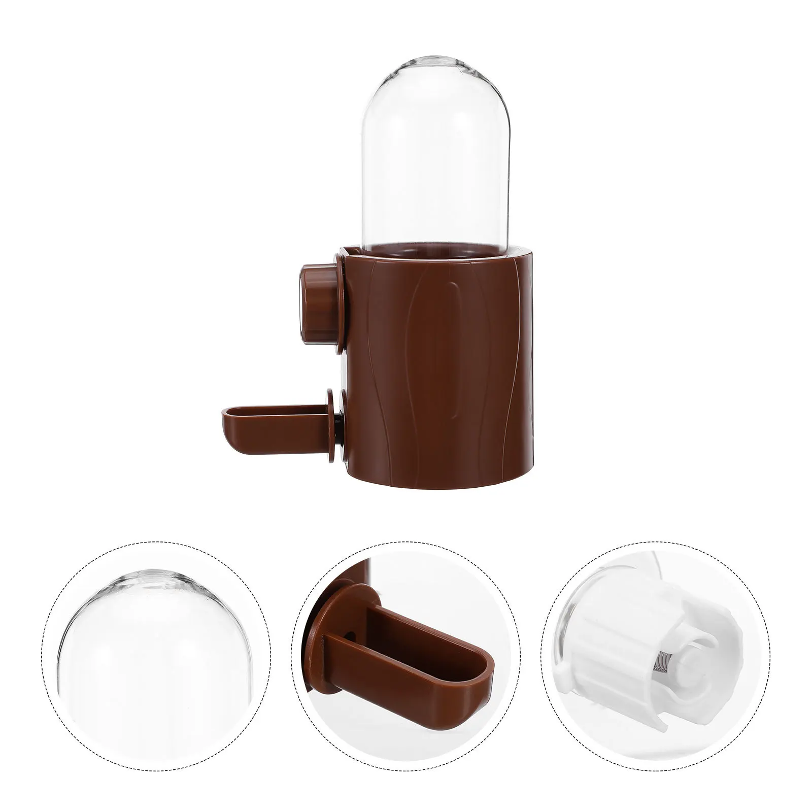 

250Ml Bird Cage Water Dispenser Automatic Drinking Fountain for Parrots Parakeets - Easy Clean Universal Fit Pet Bird Feeder No