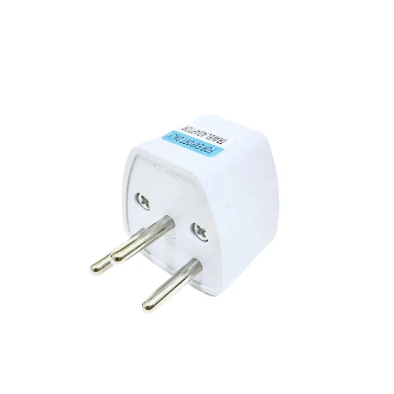 1pcs Universal CN AU EU US UK to Israel Power Plug Adapter European Israel Travel Adapter Plug Converter 10A 250V White