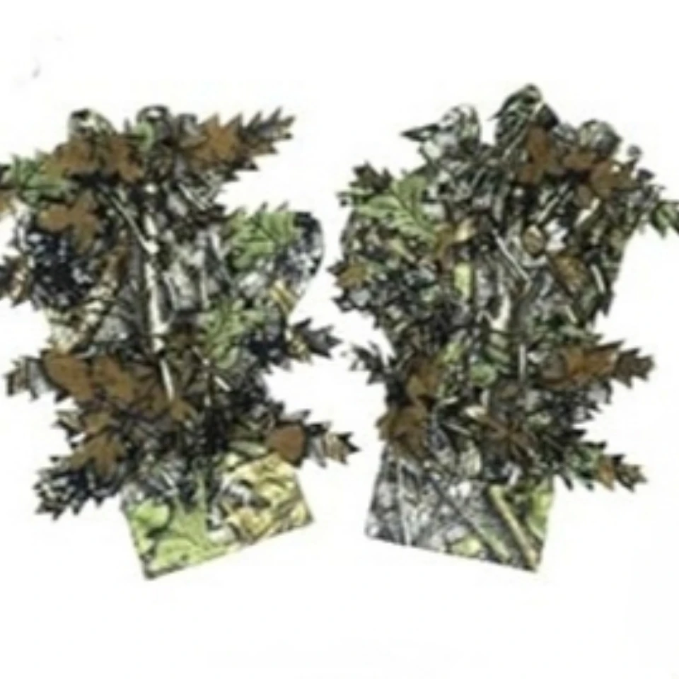 5 in 1 Leaf Camo 3D  Ghillie Suit Set Hooded Jacket+Pants+Head wear +Gloves Shooting Bird Watching  Camouflage Clothing - view 5