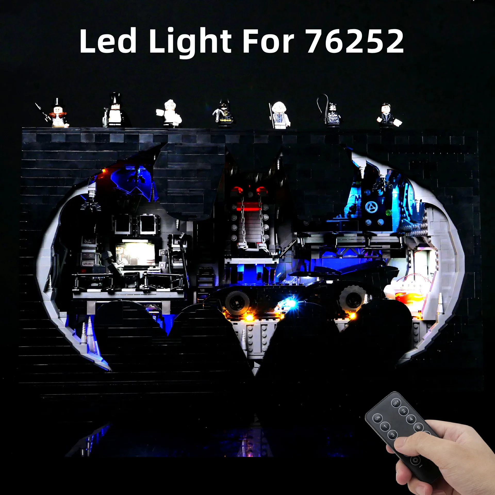 LED light kit for 76252 building blocks (not include the model)