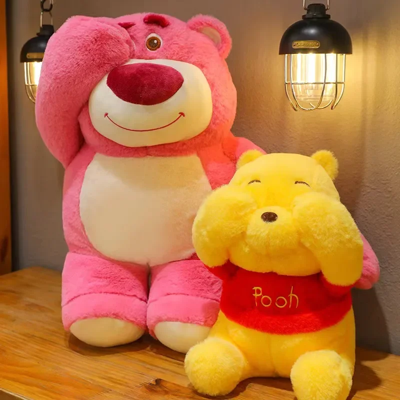 Disney-Jouet en peluche dessin animé pour enfants, cadeau d'anniversaire Kawaii, Winnie l'ourson, Toy Story, 30cm-60cm