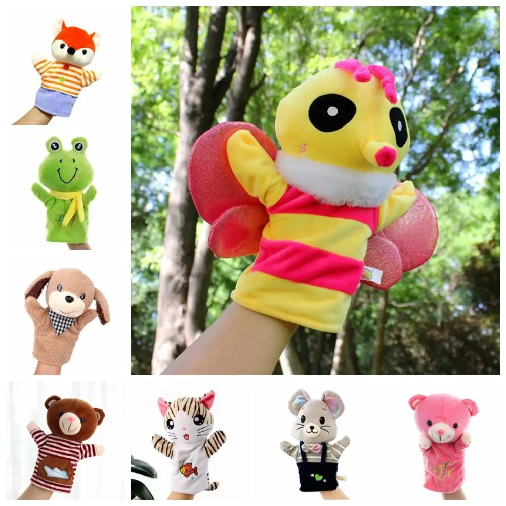 Stuffed Animals Plush Finger Puppet Anime Doll Marine Animals Hand Finger Puppet Soft Kawaii Animal Plushed Doll Children Gifts