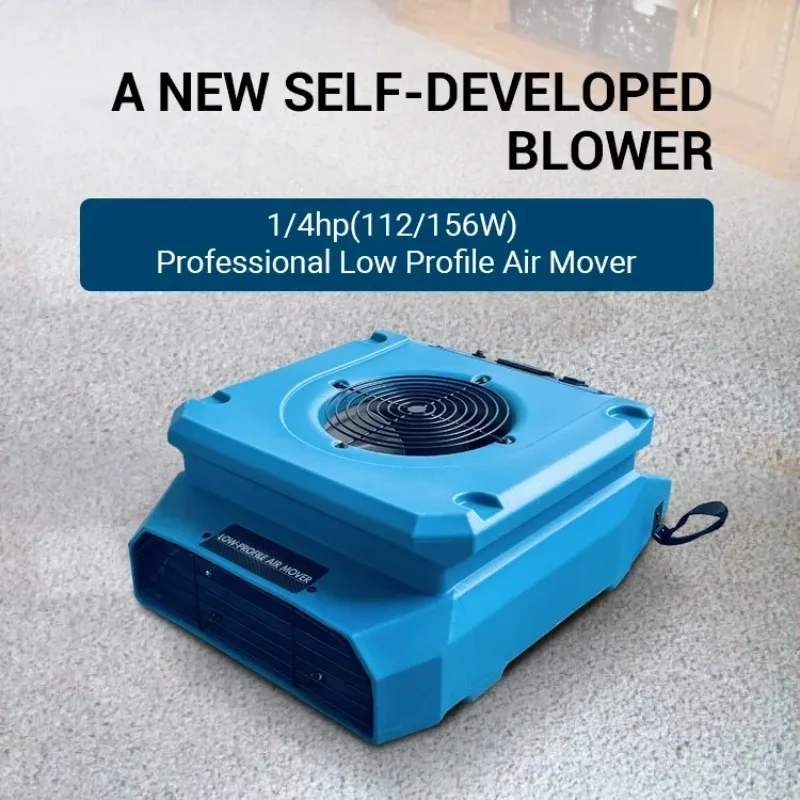 Compact Low Profile High - - Air Mover Blower for Water Damage Restoration Floor Drying Carpet Blowing