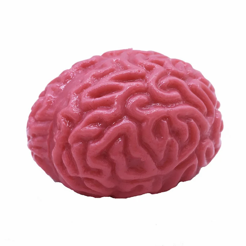 Novelty Squishy Brain Toy Squeezable Fun Toys Relieve Stress Ball Cure Toy Cartoon Animal Squeeze Nostress Toy Kids Adults Toy