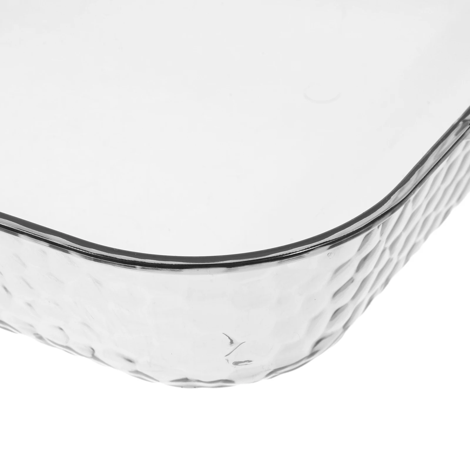 

Fruit Tray Rectangular Large Capacity Transparent Material Snacks Dessert Party Serving Trays Home Decor Plastic Luxurious Safe