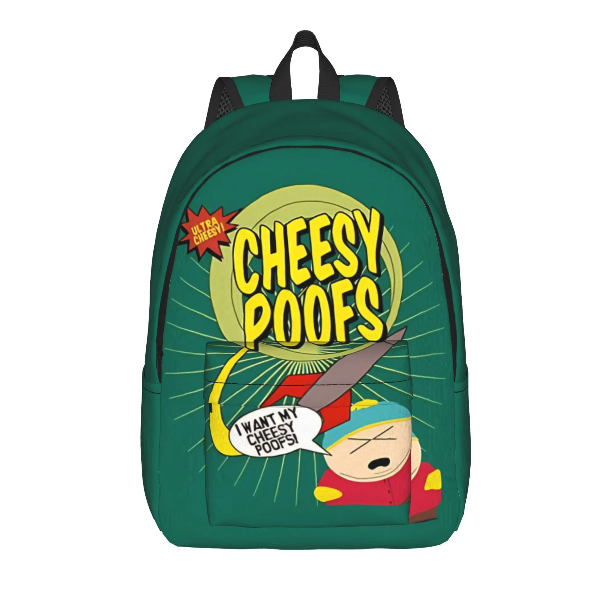 Back to school season Cheesy Poofs  Backpack S-South Park Men Women Adult Casual Backpack