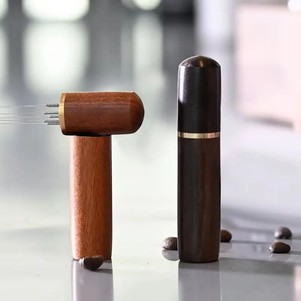 1Pcs Stainless Steel 6 Needle Distributor Espresso Mixers Dispensers Levelers Coffee Tamper WDT Tool