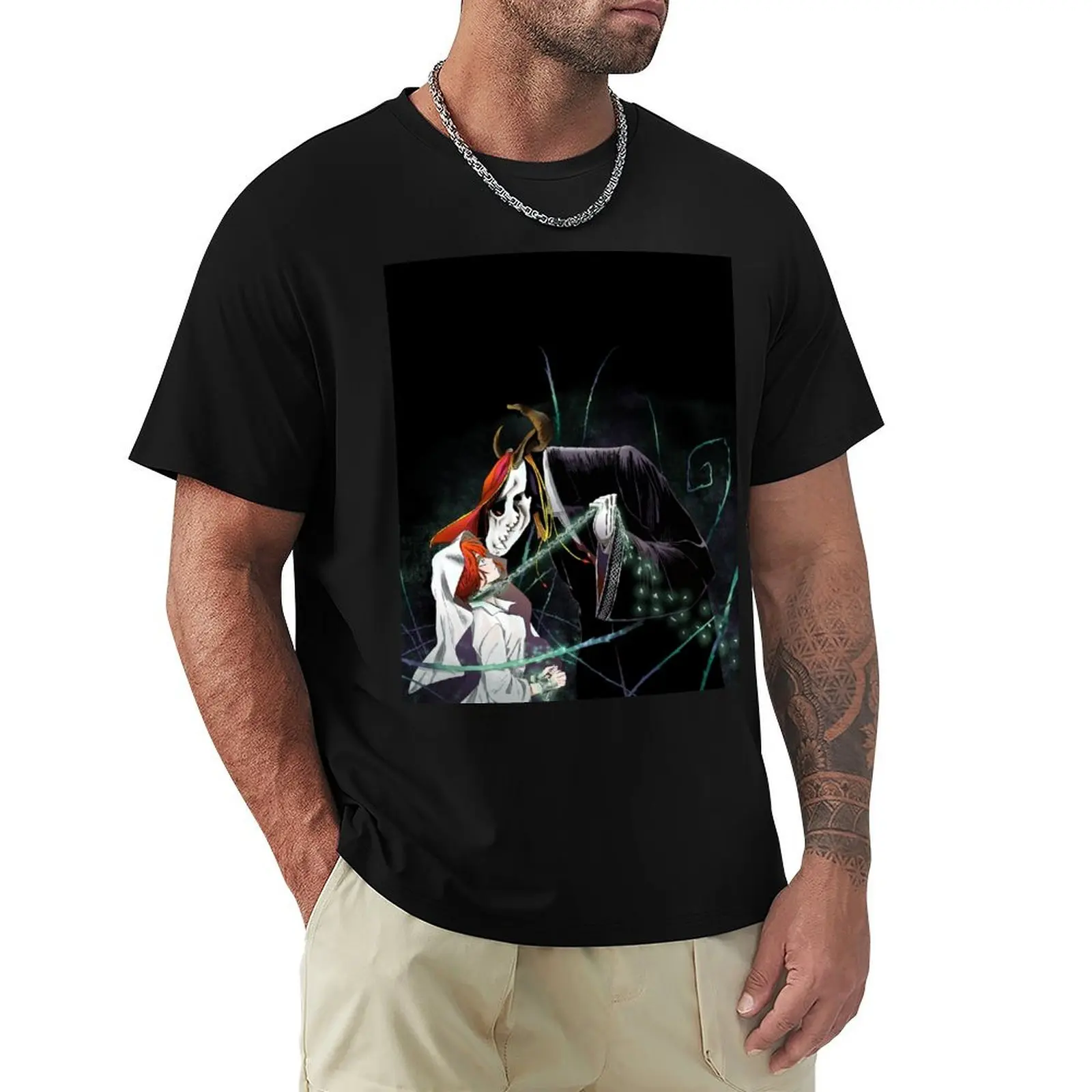 

The Ancient Magus Bride T-Shirt sweat customs design your own anime shirts men