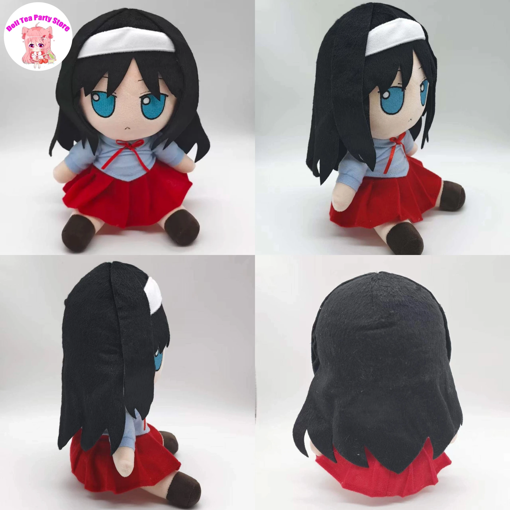 Anime Figures Tohno Akiha 20cm Fumo Sitting Posture Cotton Doll Plush Stuffed Plushie Toy Mascot Gift