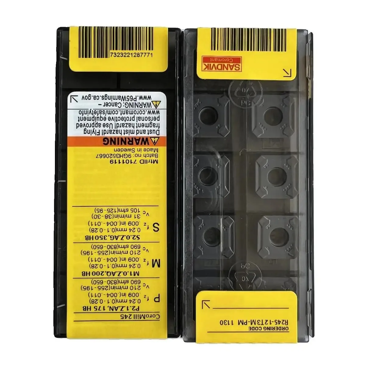 

R245-12T3M-PM 1130 /Original genuine CNC alloy blade 10 PCS