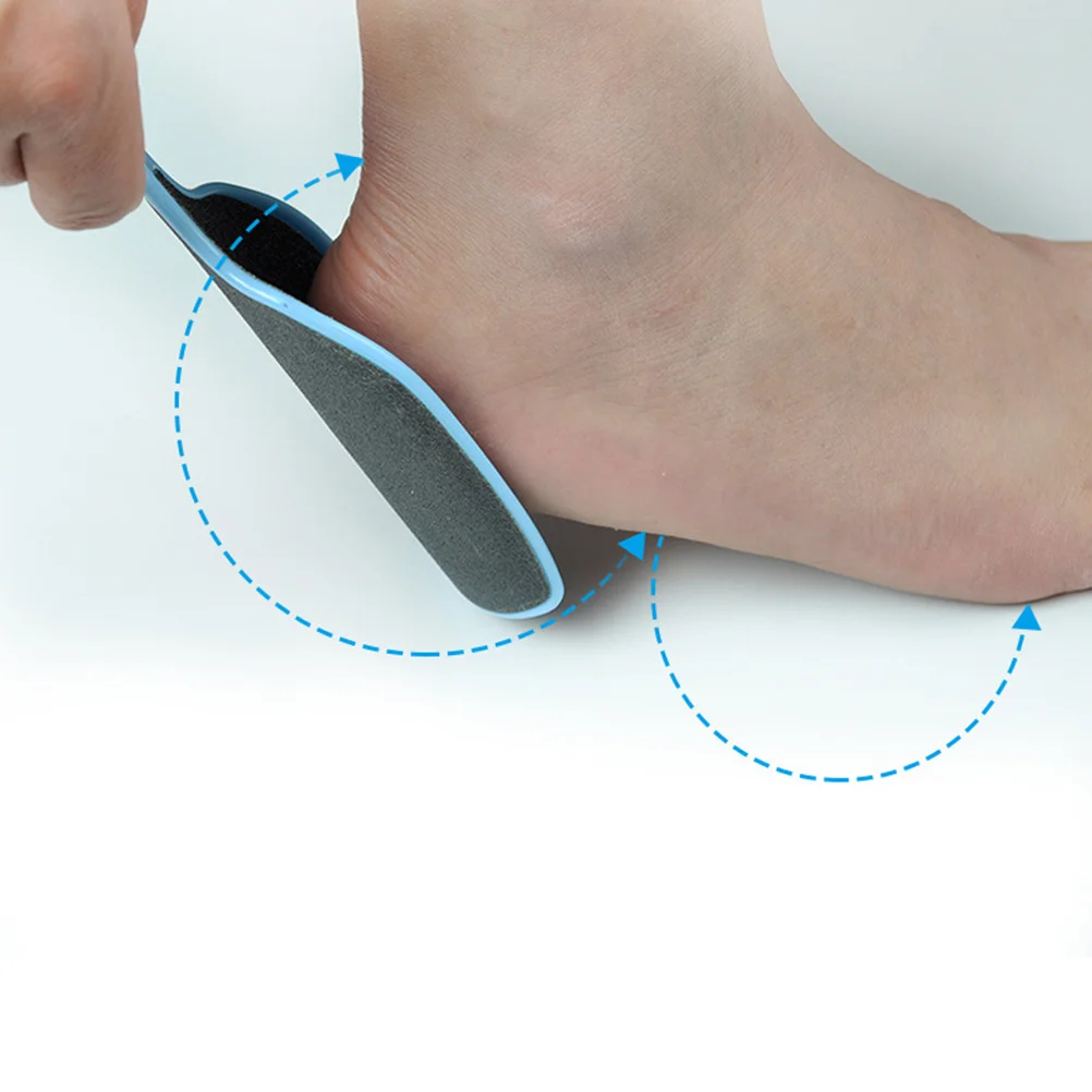 

3pcs Double-Sided Foot Files Dead Skin Remover Pedicure Tool Ergonomic Handle Durable Callus Rasp Long Lasting Use Nail Care Kit